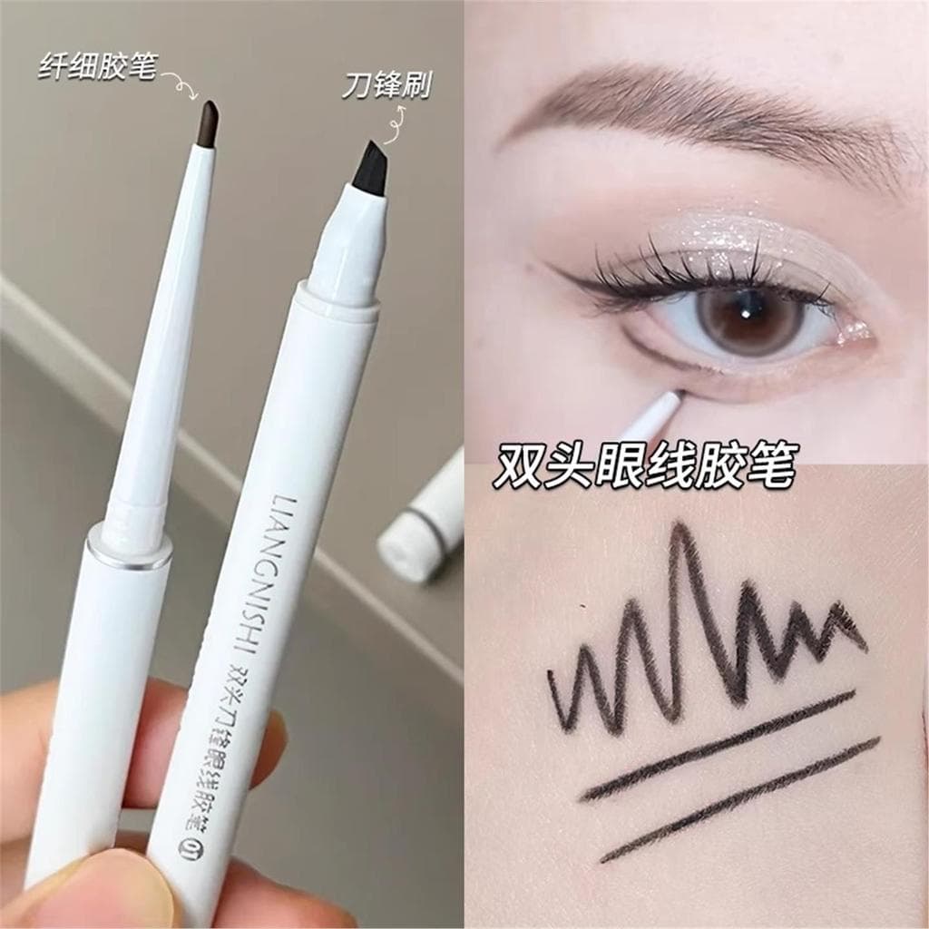 Vem com caneta de Gel delineadora Blade Brush!Delinee facilmente o fim do olho Natural de longa duração à prova d'água à