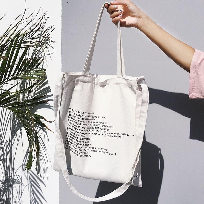 Japonês coreano ins bolsa de lona estudante feminino versão coreana de um ombro saco do mensageiro Social Harajuku grand