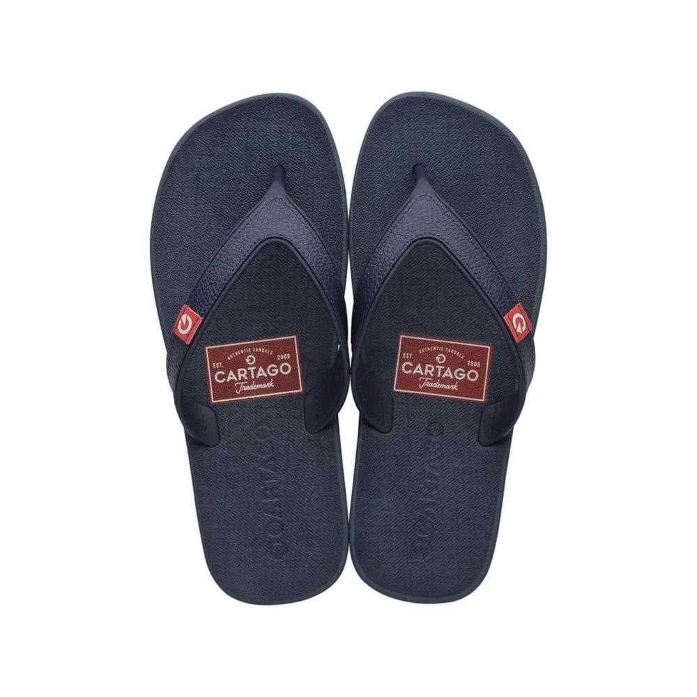 Chinelo cartago dakar masculino azul/vermelho 10738