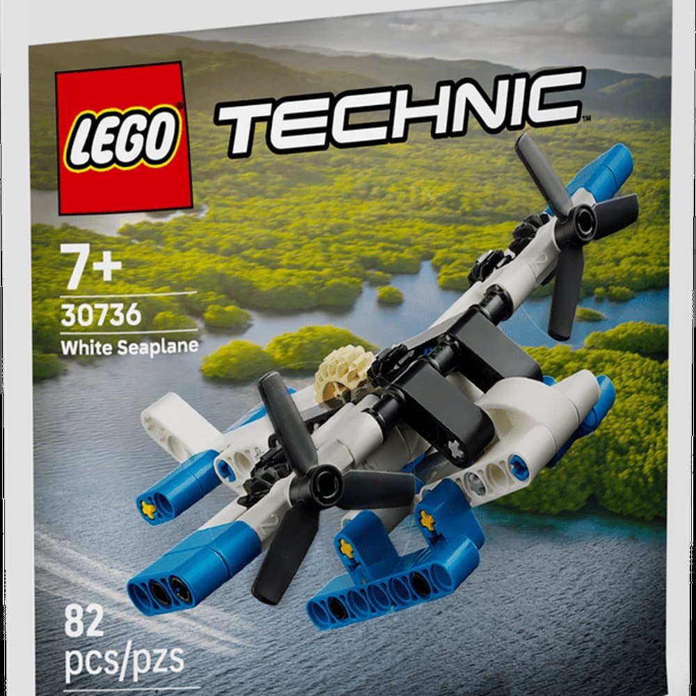 Lego Technic Hidroavião Branco 30736