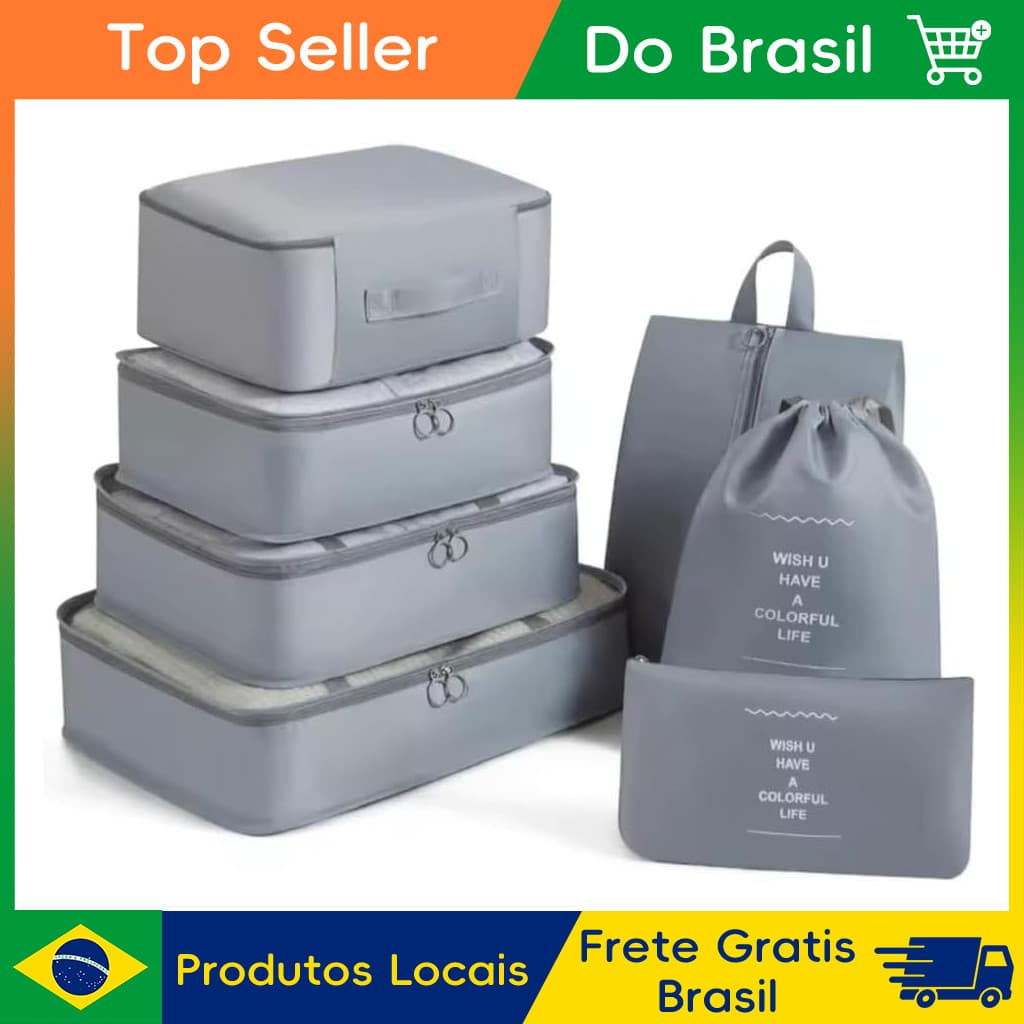 CHENXIAOHONG Bolsa Organizadora Necessaire Necessaire Maquiagem Kit 7 Organizador De Mala De Bagagem Viagem