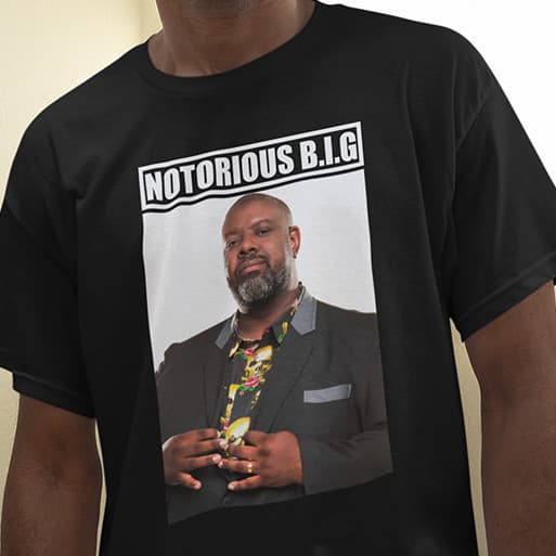 Camiseta Péricles Meme Notorious B.i.g Rapper Engraçada unissex