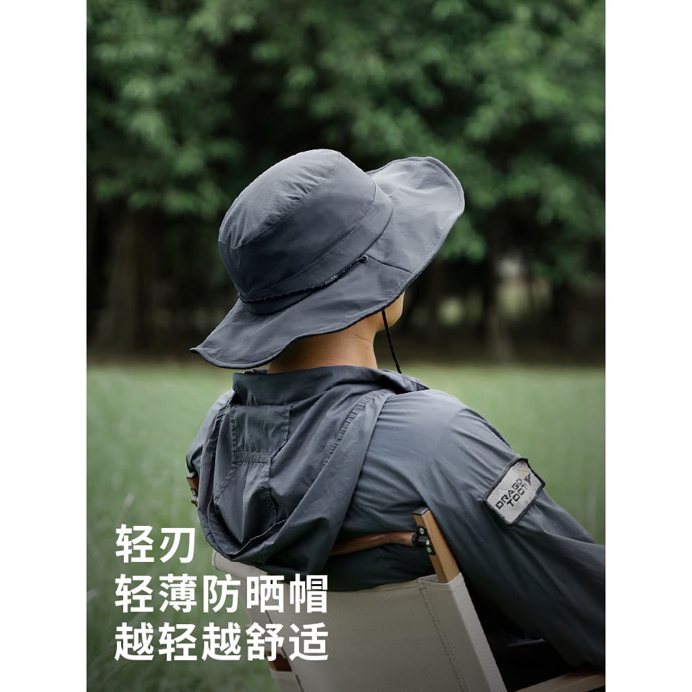 Lâmina de luz tática para pássaros 丨 Chapéu protetor solar leve e respirável masculino para viagens ao ar livre, caminha