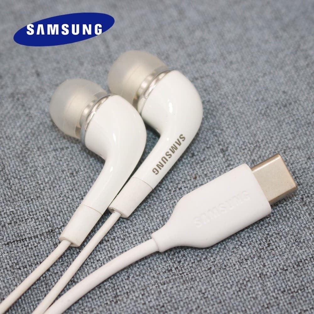 Fone De Ouvido  com borracha para Samsung Z Fold Flip 4 3 2 A53 A33 A73 M53 Tipo C Galaxy Com Fio