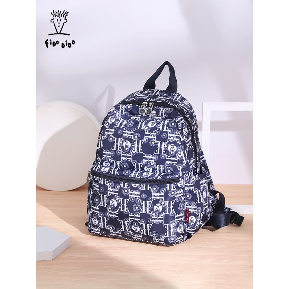 Fidu Dido Mochila Feminina Lazer Viagem Grande Capacidade Mochila Mãe Idosa de Meia-Idade Multi-