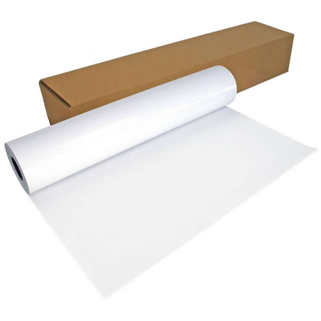 Bobina de Papel para Plotter Microporoso Semi Brilho 260g 610mm x 30m Fotográfico Branco Mundoware