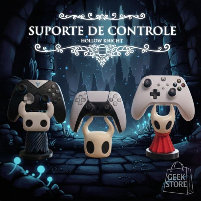 Suporte de Controle Gamer – Hollow Knight, Knight , Hornet - PS5 PS4 Xbox Switch  PC -Decoração Geek