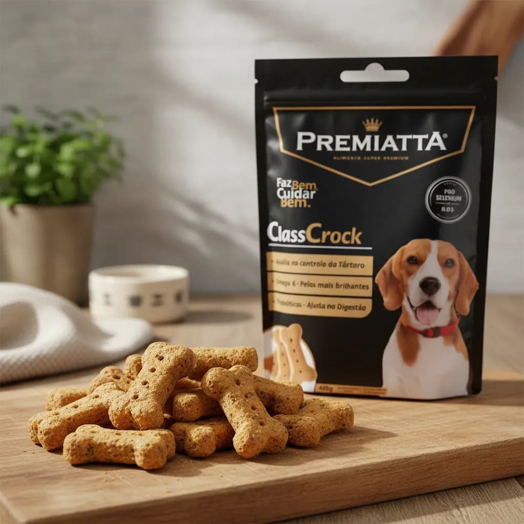 Biscoito Super Premium Premiatta Classcrock Para Cães 400gr
