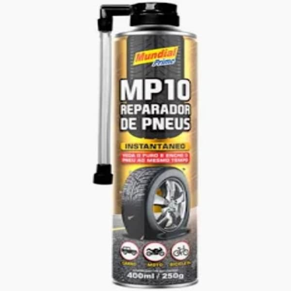 SOS Reparador Instantâneo Veda Furo de Pneus AE 400ML MUNDIAL PRIME