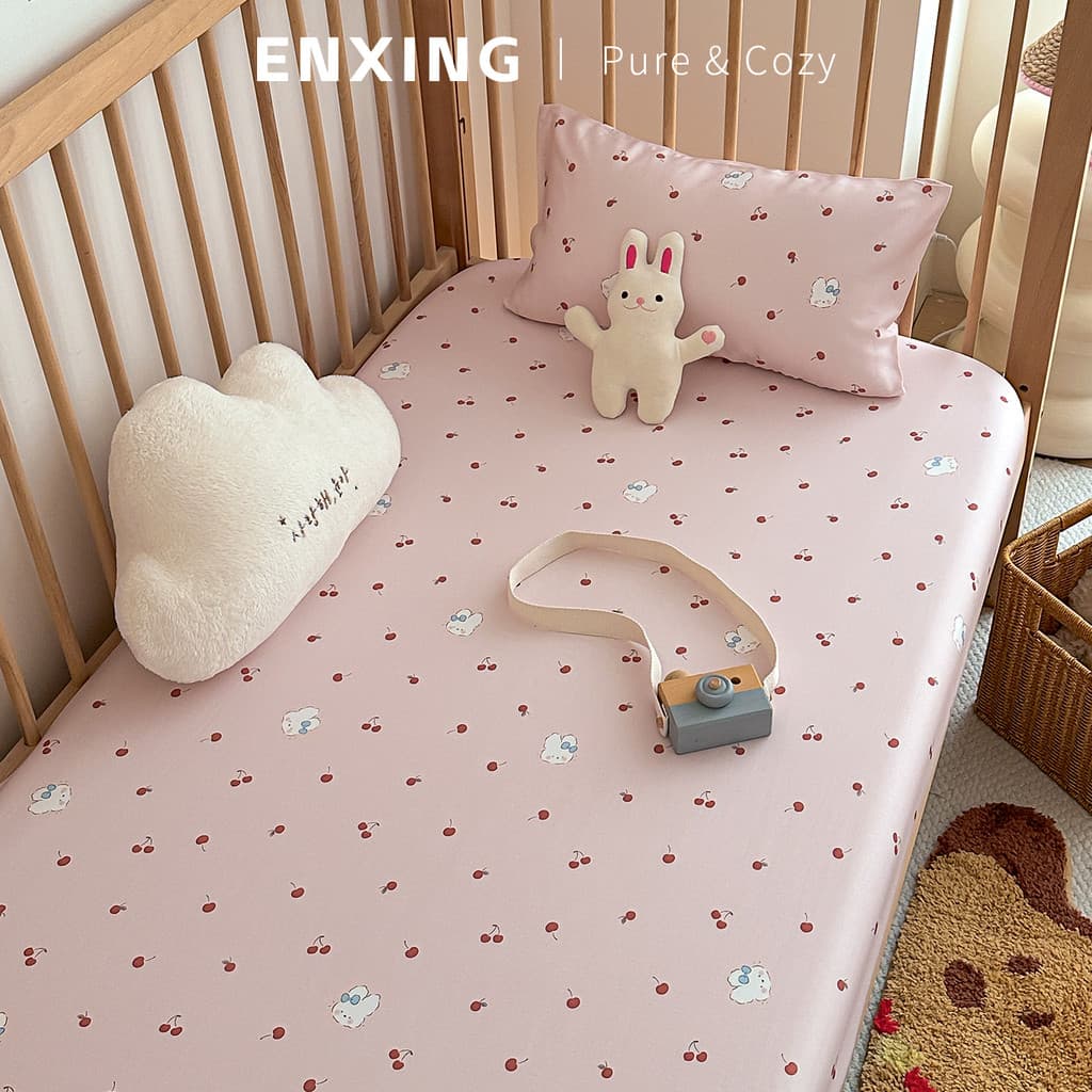 Modal Tencel lençol de cama infantil verão sensação fresca seda gelo bebê recém-nascido jardim de infância costura colch