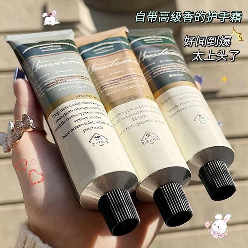 Fragrância creme para as mãos hidratante hidratante de longa duração hidratante anticongelante Anti-rachaduras clareamen