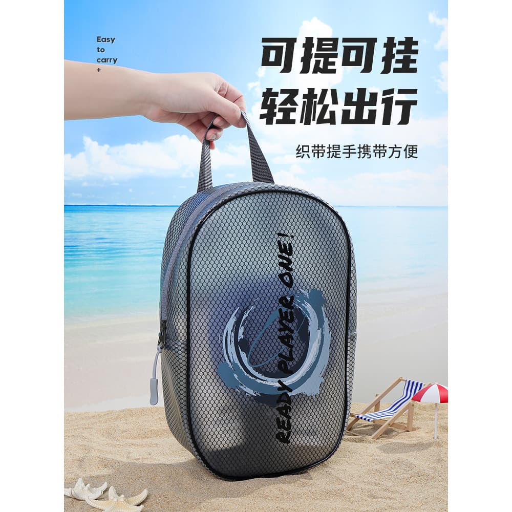 Grande capacidade à prova dwaterproof água viagem saco de higiene pessoal portátil praia maiô saco armazenamento Fitness