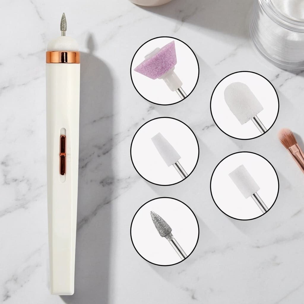 Caneta Lixadeira De Unha Eletrica Regulavel Para Manicure E Pedicura