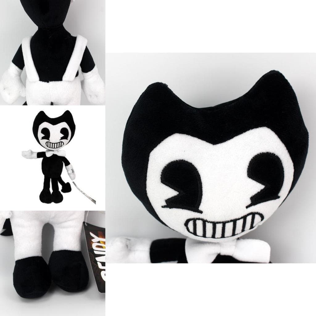 Bendy Branco Exclusivo Preto E O Brinquedo De Pelúcia Da Máquina De Tinta Para Colecionadores De Jogadores