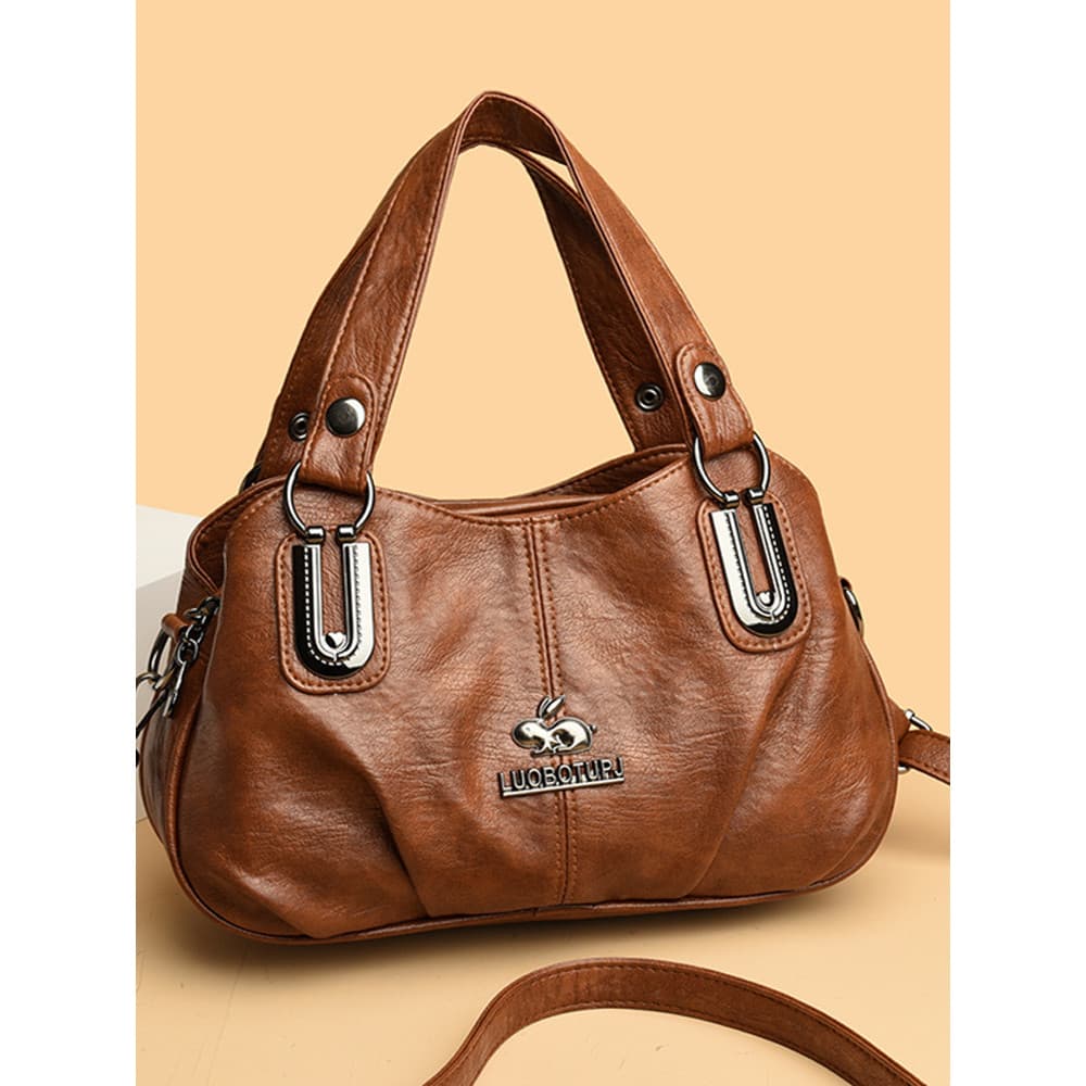 Senhoras novo estilo saco 2026 bolsa de grande capacidade Multi-camada bolsa de ombro saco do mensageiro passeio leve mé
