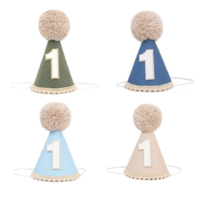 Chapéu de Aniversário Selvagem - Decoração com Tema de Floresta, Verde Escuro, Coroa de Selva para Aventura Africana, Ac