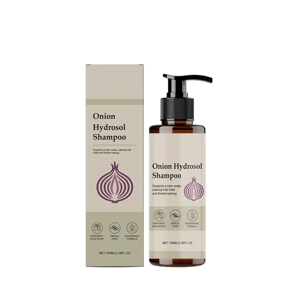 Shampoo de Hidrolato de Cebola para Crescimento Capilar, Shampoo de Cebola com Alecrim e Biotina, Fórmula para Crescimen