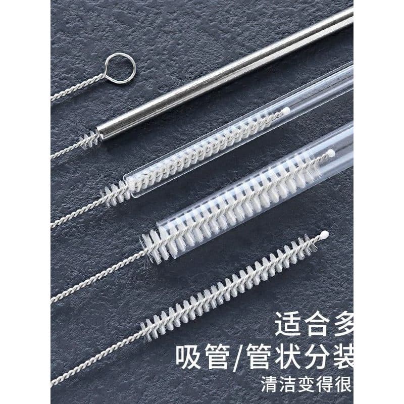 Escova de palha para lavagem de garrafas de leite, escova de limpeza, copo de água para bebês, bola de gravidade, ferram