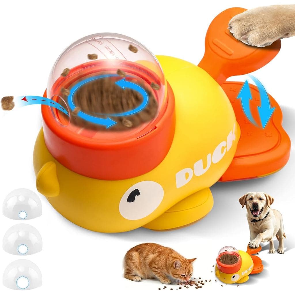 Brinquedo interativo para cães, quebra-cabeça alimentar, alimentador lento, dispensador de petiscos para gatos, brinqued