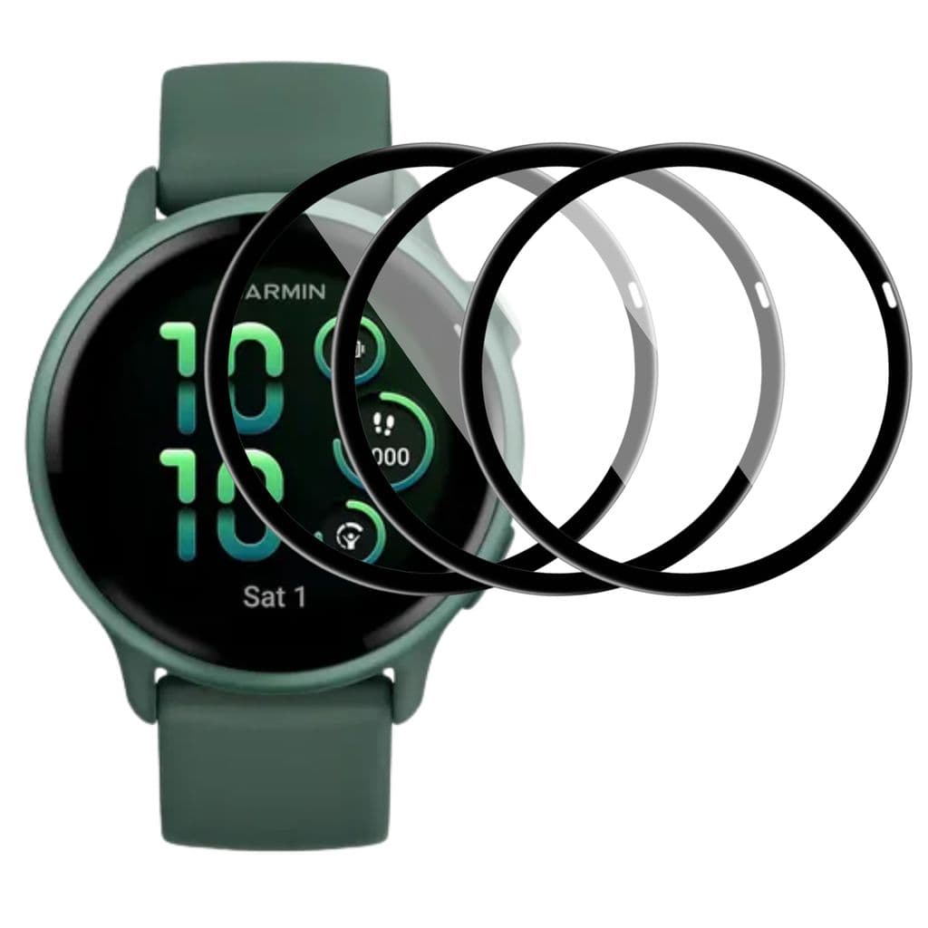 3x uni Protetores 3D para Garmin Vivoactive 6 Toque Sensível