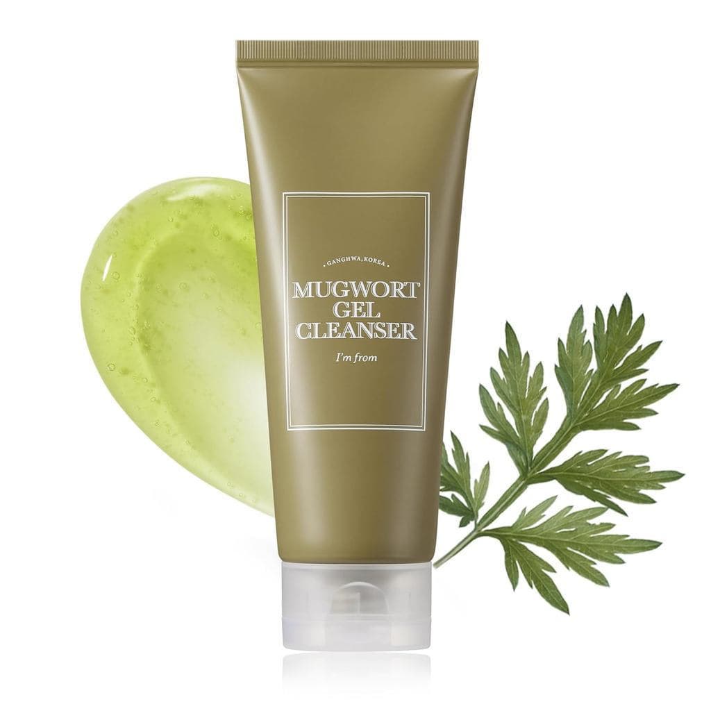 Gel de Limpeza Facial de Artemísia 150ml, 60% Artemísia, Calmante, Suavizante, pH Baixo, Coreano, para Pele Sensível e I
