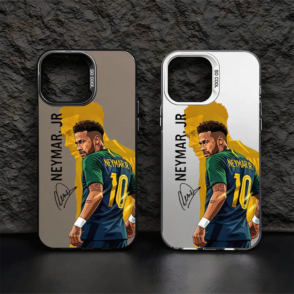 Capa Fosca para Moto G10 G22 G24 G34 G52 G54 G60 G84 com Anti-choque Neymar nº 10 Frete Grátis,Envio 24h