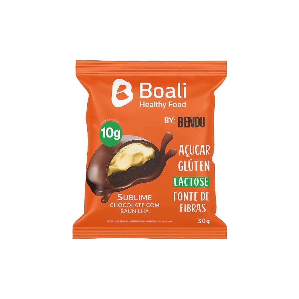 Sublime Boali Bendu 40g Chocolate c/ Baunilha