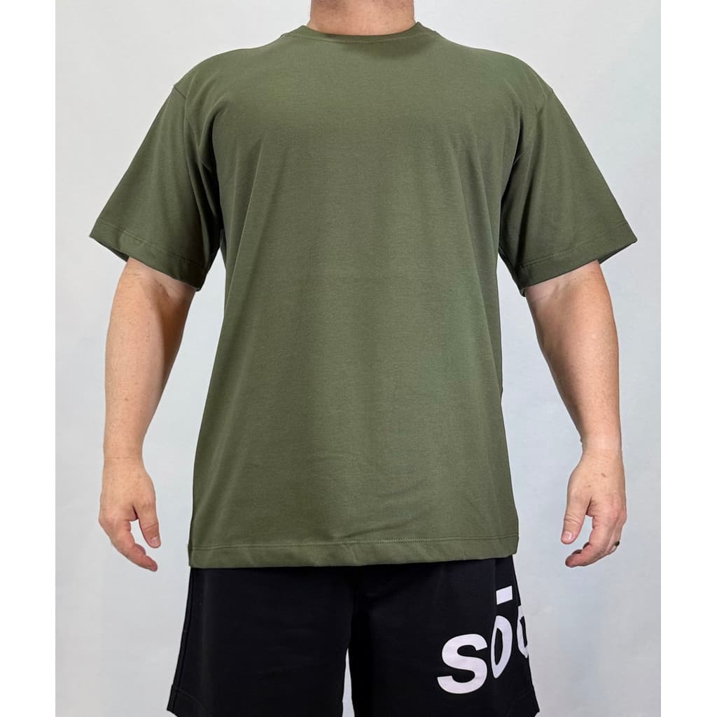 Camiseta Oversized Masculina Heavy 100% Algodão 230g Streetwear Camisa Larga Premium