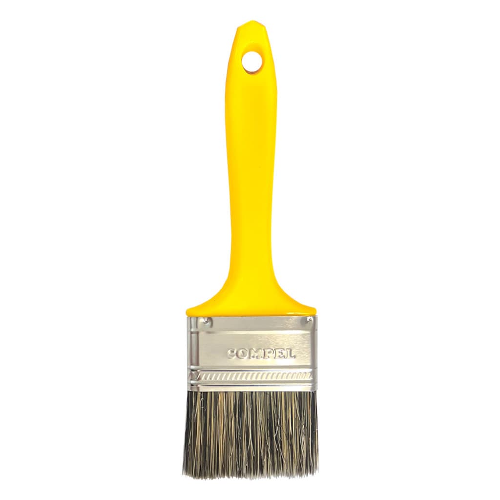 Kit 2 Pinceis Trincha p/ Pintura Cerda Griss pincel 2 1/2" Compel