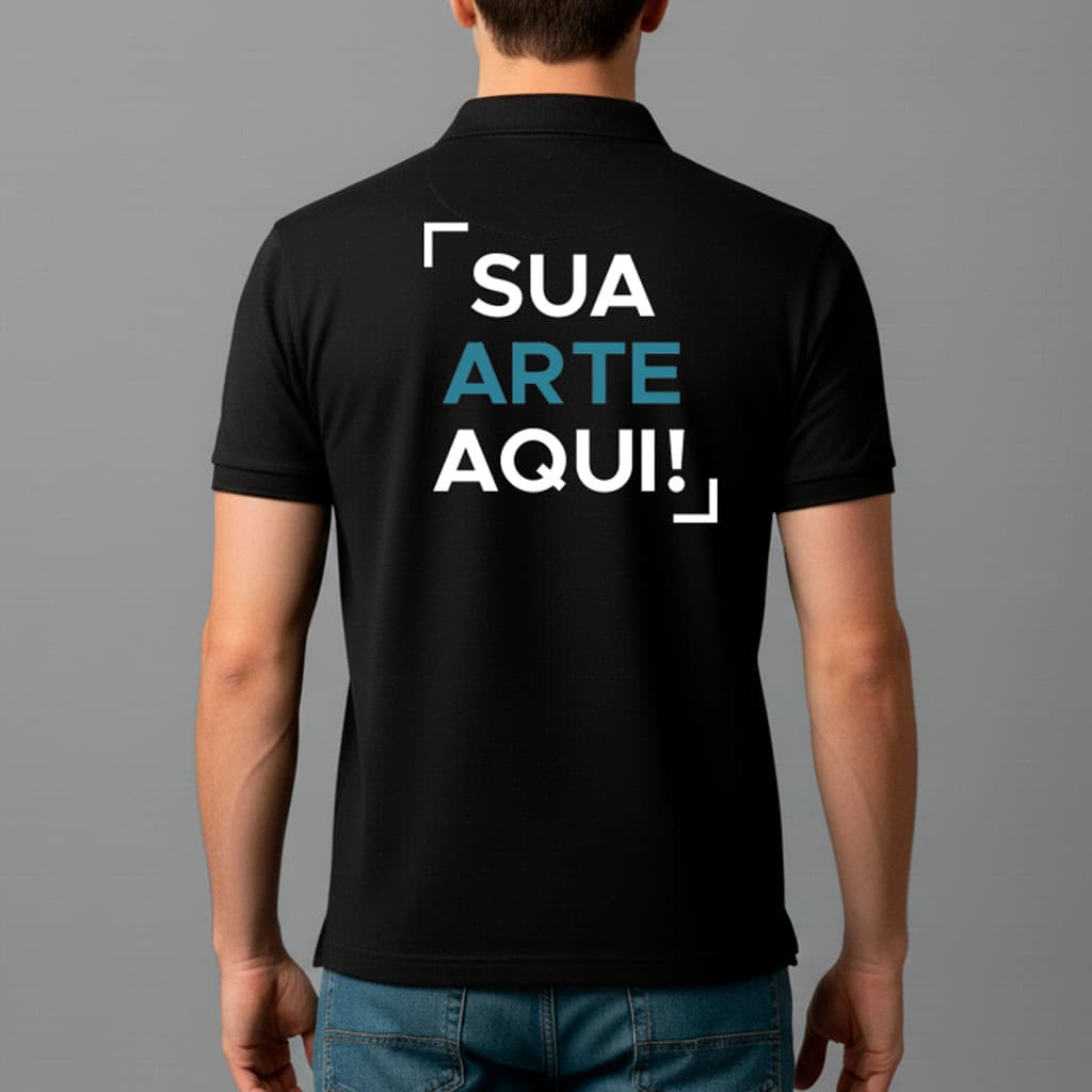 Camisa Polo Personalizada Unissex Piquet Premium Empresa