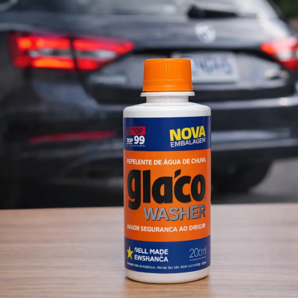 Soft99 Glaco Washer 200ml Limpador de Para-brisa Automotivo Repelente de Chuva