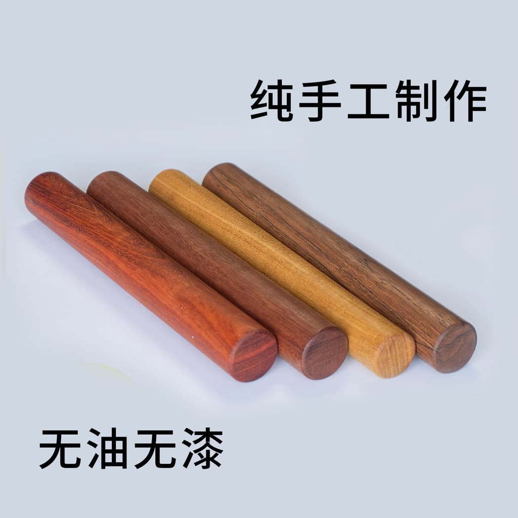 Muyaxuan rolo de massa ferramenta útil rolando pele bolinho pele dedicado rolo de madeira maciça apressando macarrão var