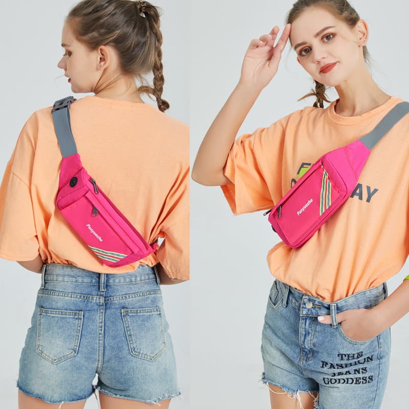 Bolsa de cintura multifuncional para corrida, esportes, cinto para celular, feminino, grande capacidade, caixa registrad