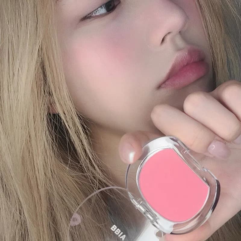 Nova atualização | Bbia Blush Contouring Monocromático Blush Roxo Pó Delicado Natural 07 Cor Pêssego 11 Maquiagem Nua Fo