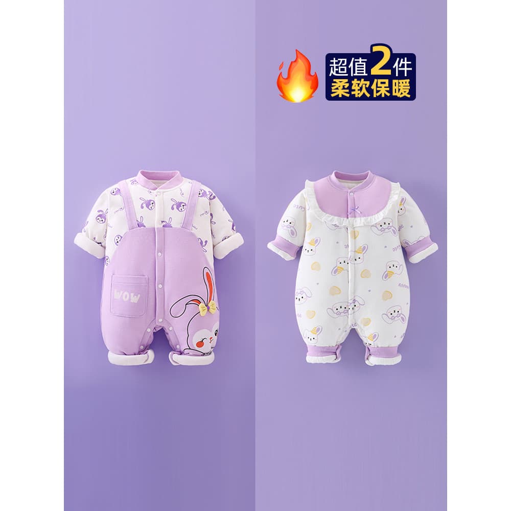 Roupas de bebê inverno puro algodão roupas de inverno do bebê macacão inverno roupas de algodão mais algodão quente recé
