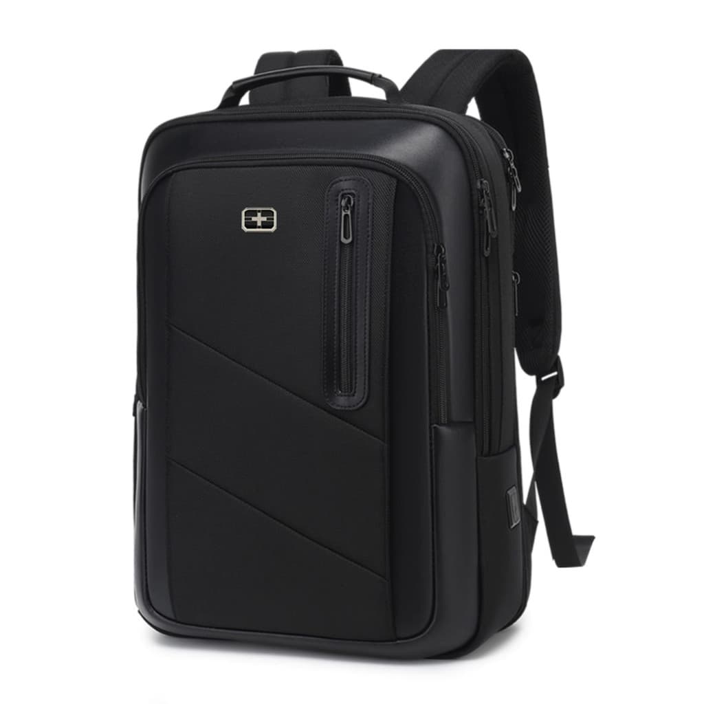 Mochila suíça masculina de grande capacidade, bolsa para computador de viagem de negócios, bolsa escolar para estudantes