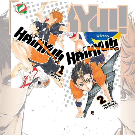 Kit: Manga Haikyu!! Vol.01 e 02 JBC Lacrados e em Português