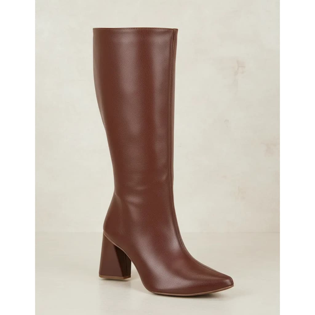 Bota Feminina Cano Alto 23020 Floter Cacau
