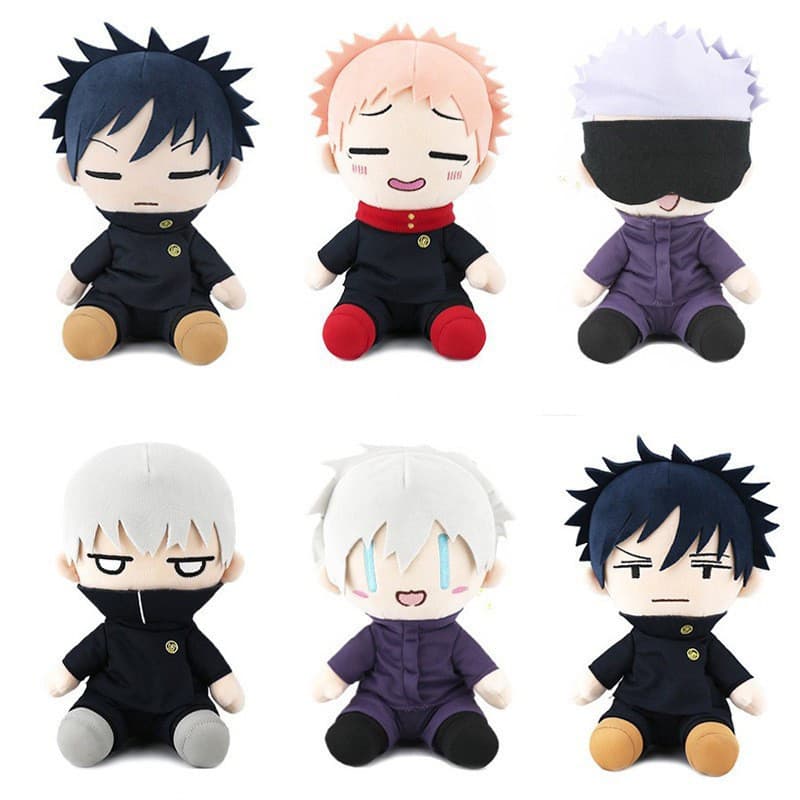 < > Boneca de pelúcia de Anime japonês, brinquedo fofo de desenho animado, presente para crianças