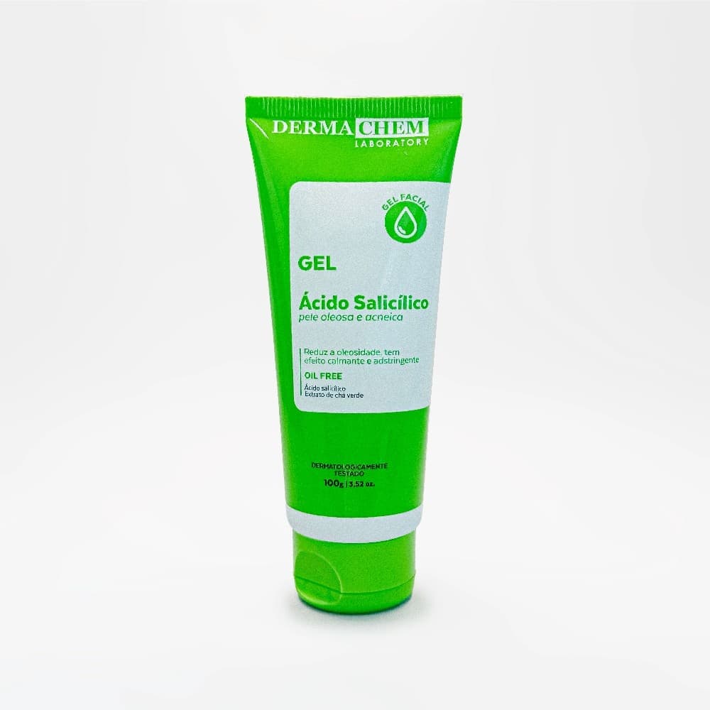 Gel Facial Antioleosidade Ácido Salicílico 100g Dermachem