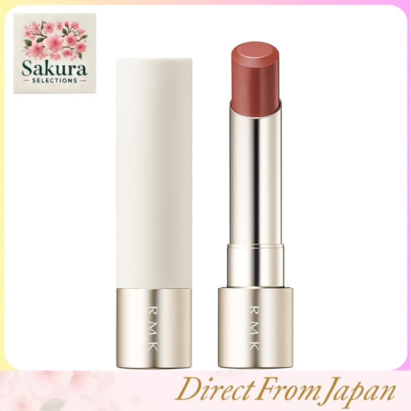 RMK Batom Dewy Melt Lip Color Refil Japonês com Brilho e Estojo Separado