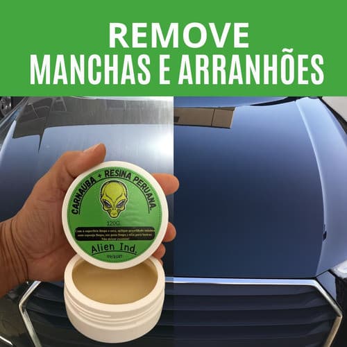 Cera Alien Polimento Queimado Riscos Carnauba Automotiva