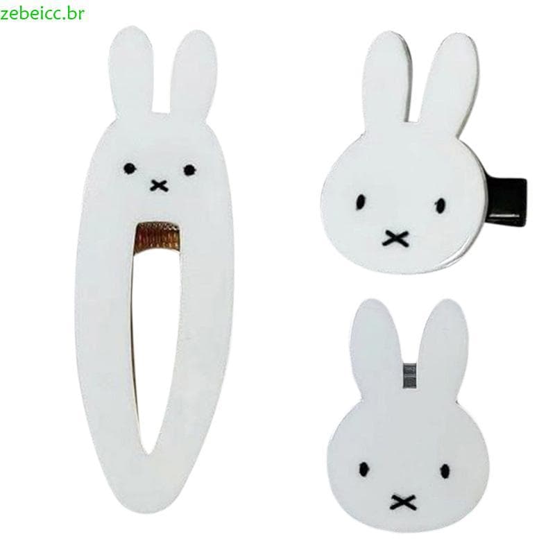 zebeicc Grampos Cabelo Coelho Desenho Animado , , Presilhas Doces , Acessórios Para Meninas Pequenas