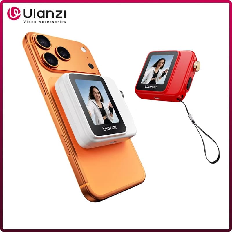 Ulanzi VM02 Monitor De Selfie Com Espelhamento Magnético Para iPhone 17 16 PRO Smartphone Android Vlog