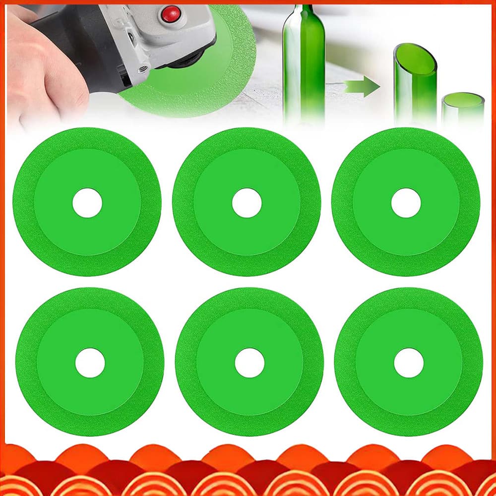 6u. Disco de corte para vidro de 4" Disco de corte diamantado