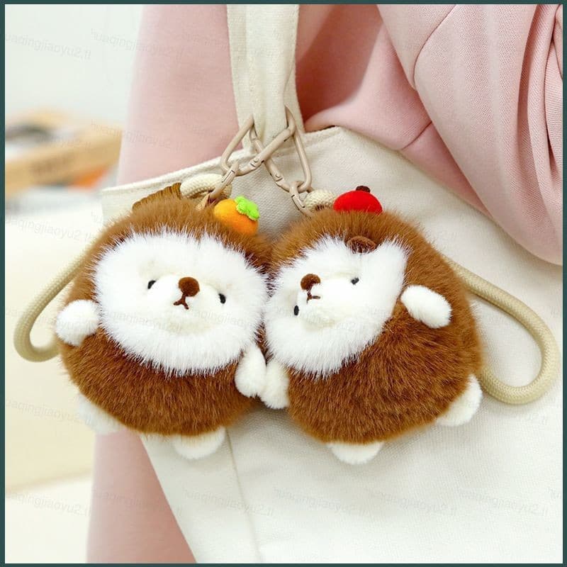 HQ2 Pequeno Ouriço Bonecas De Pelúcia Para Meninas Decoração De Casa Brinquedos Chaveiro Pingente Crianças