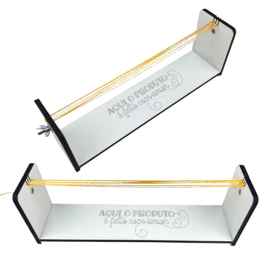 Suporte em Mdf Tear para Pulseiras Macramê – Artesanato Fácil