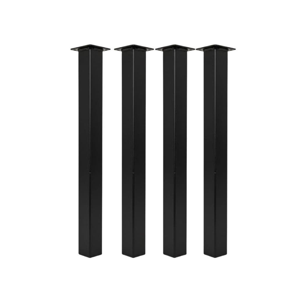 Pé De Mesa Cannes 30cm Kit Unidades Tubo Quadrado Reforçado
