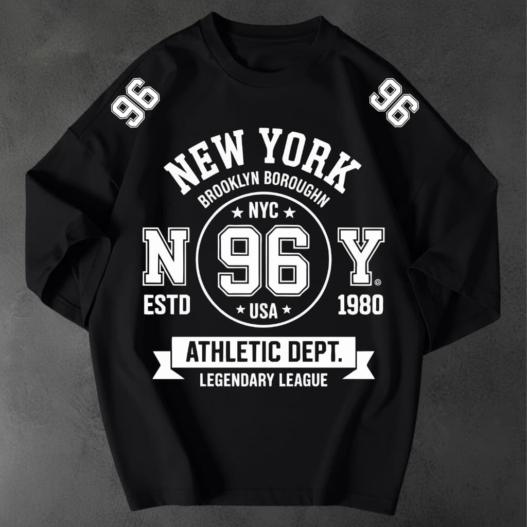 Camisetão Feminina New York 96 Envio Rápido 1000% algodão