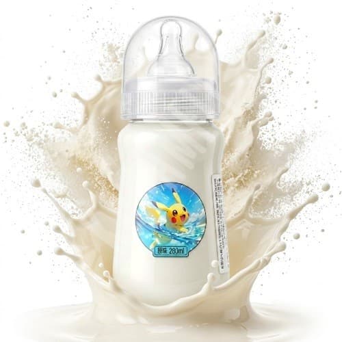 Mamadeira Iogurte Sabor TRADICIONAL 280ml | Pokémon Pikachu - Importado